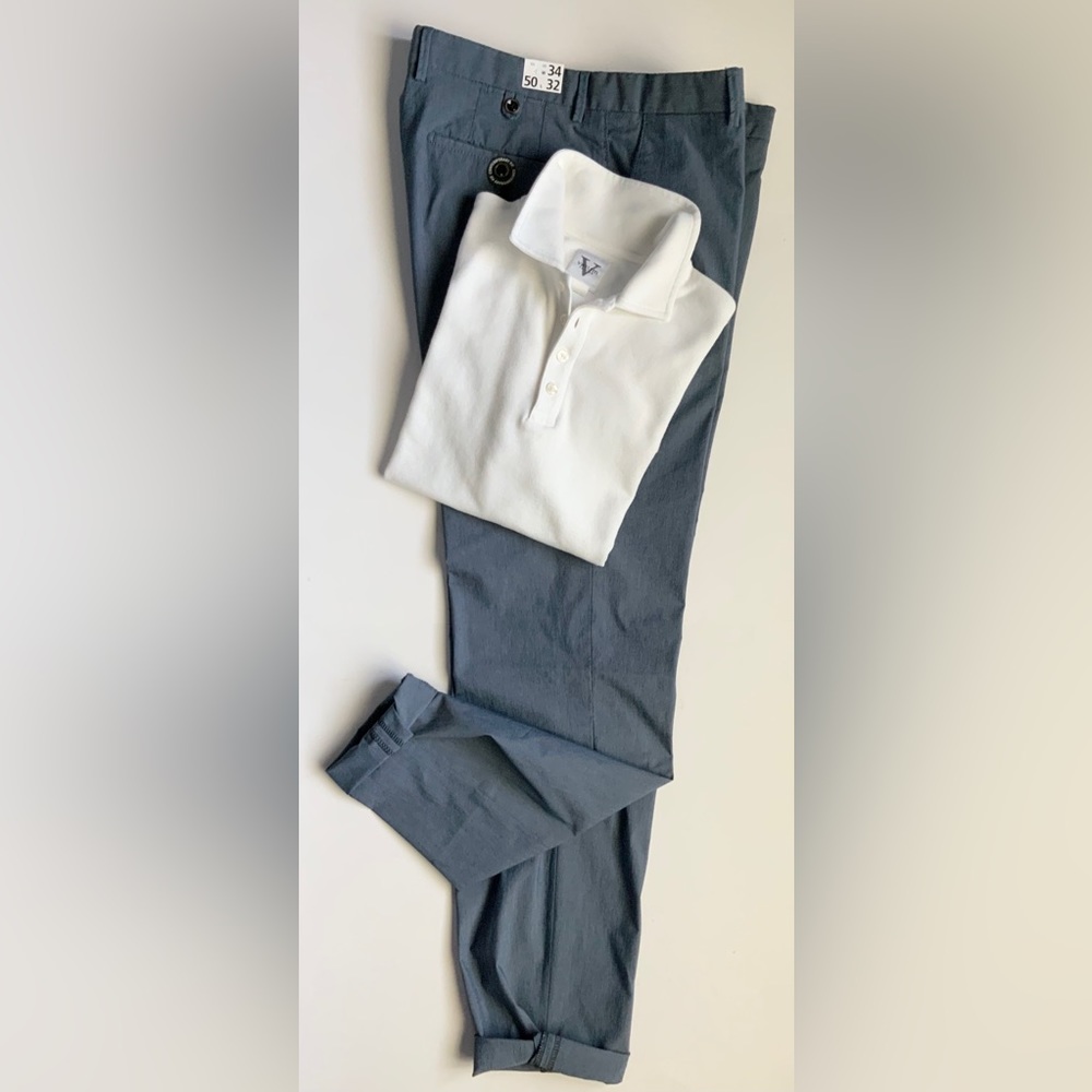 HILTL Prevail Men’s Lightweight Cotton Blend Pants Blue ~New~